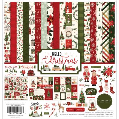 Carta Bella Hello Christmas Designpapier - Collection Kit